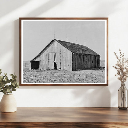 Vintage Barn in Benton County Indiana March 1937