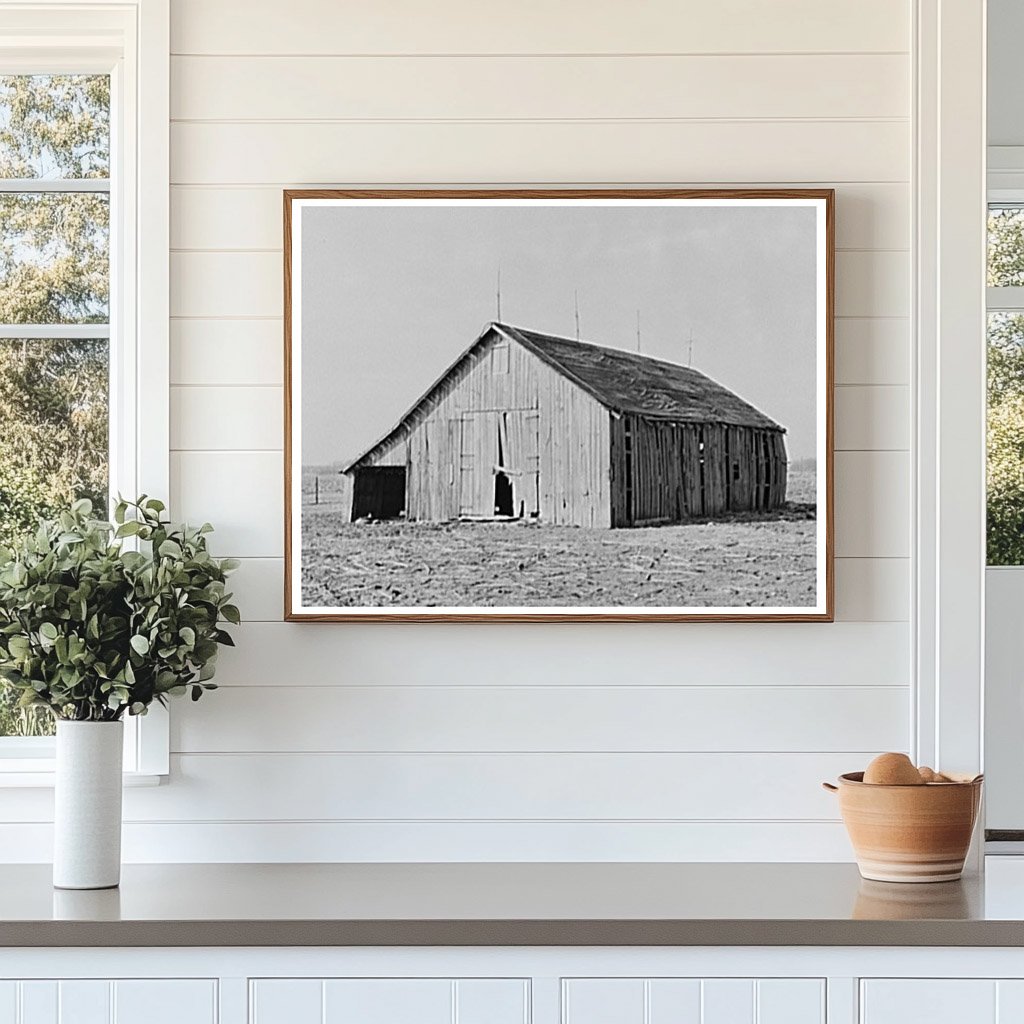 Vintage Barn in Benton County Indiana March 1937