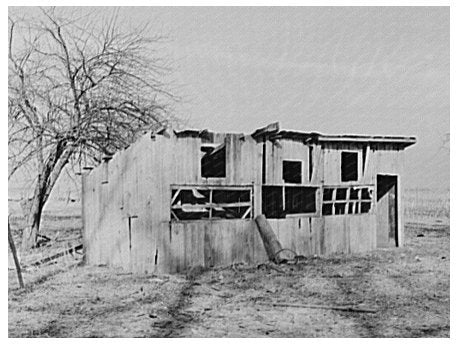 Poultry House on Tenant Farm Indiana March 1937