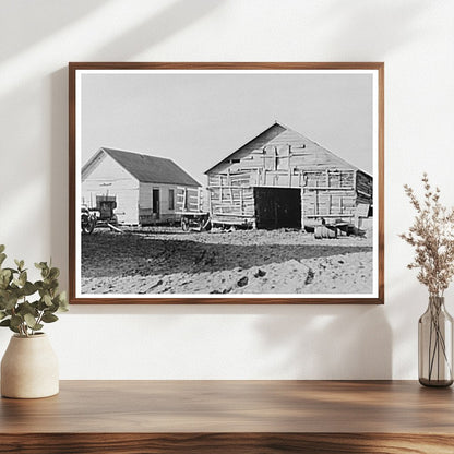 Deteriorating Corncrib on Indiana Farm March 1937