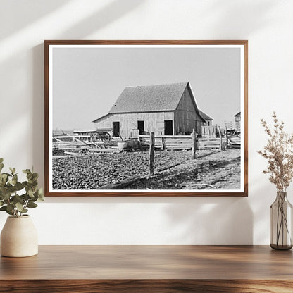 Barn on August Fecks Farm near Templeton Indiana 1937