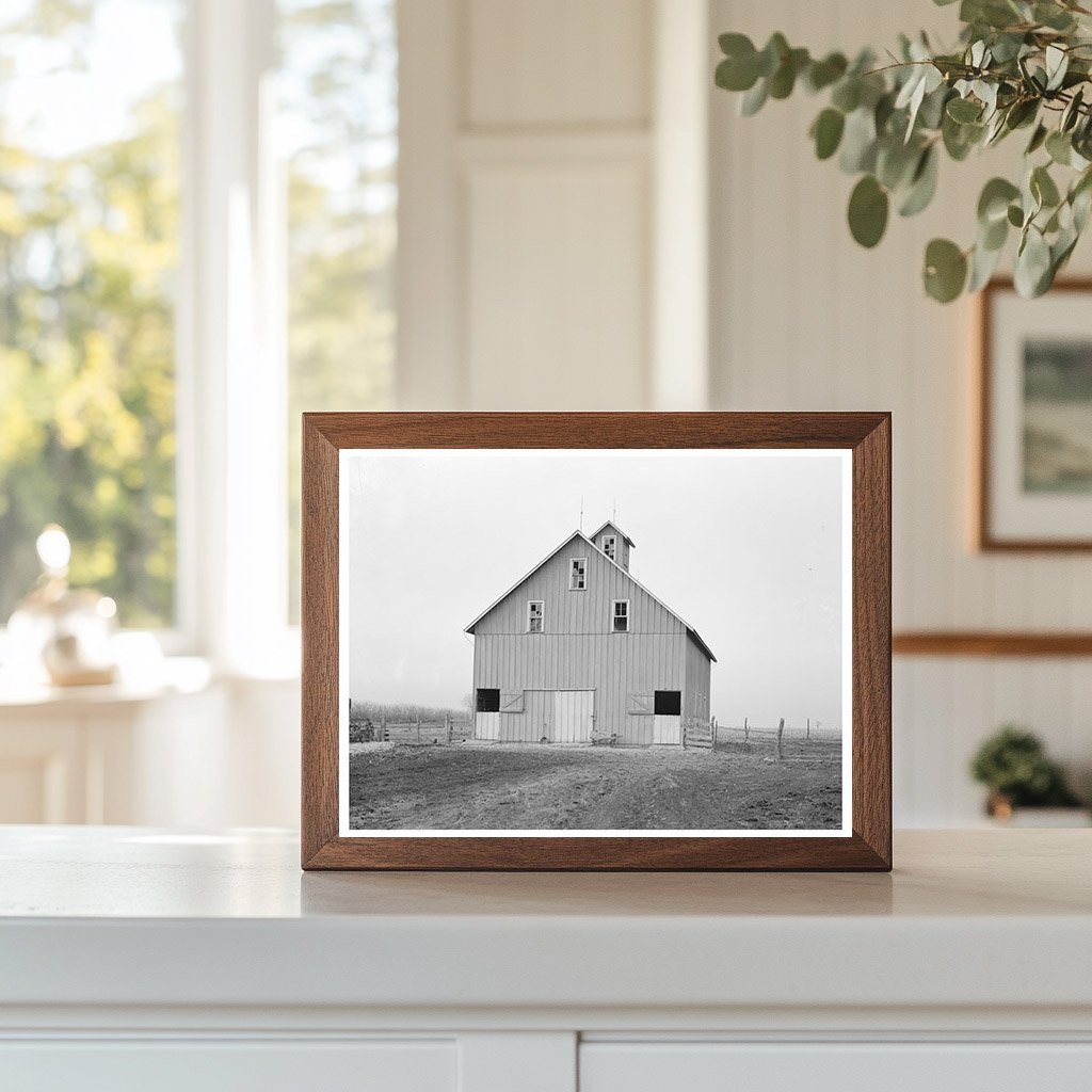 Barn on Roy Conners Farm Templeton Indiana 1937