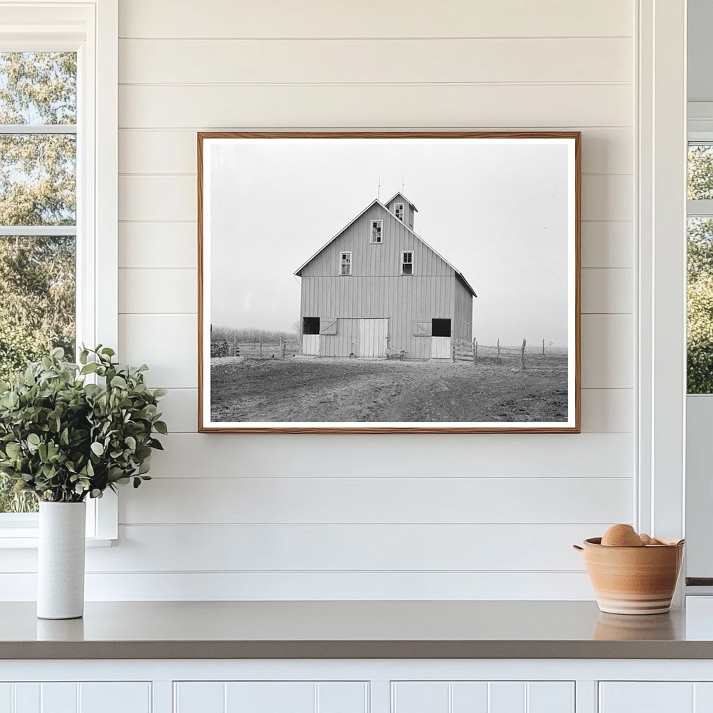 Barn on Roy Conners Farm Templeton Indiana 1937