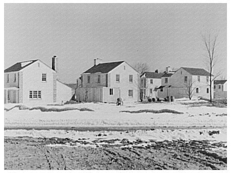 Greendale Wisconsin Houses March 1937 Suburban Project