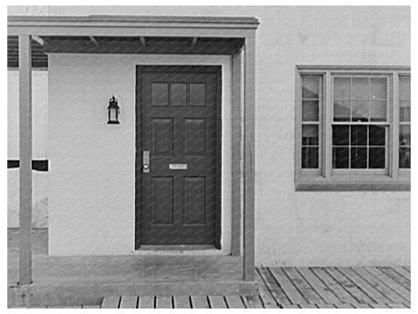 Greendale Model House Entrance March 1937 Photo