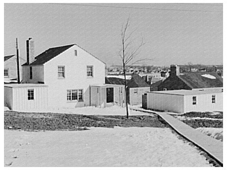 Greendale Wisconsin Model House Entrance March 1937