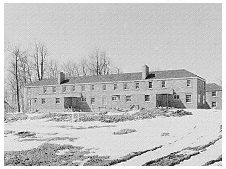Greendale Project Multi-Family Houses Under Construction 1937