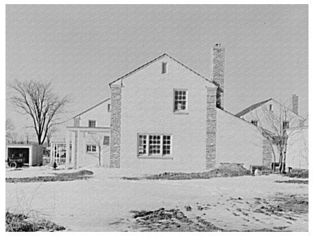 Greendale Wisconsin Dwelling Under Construction March 1937