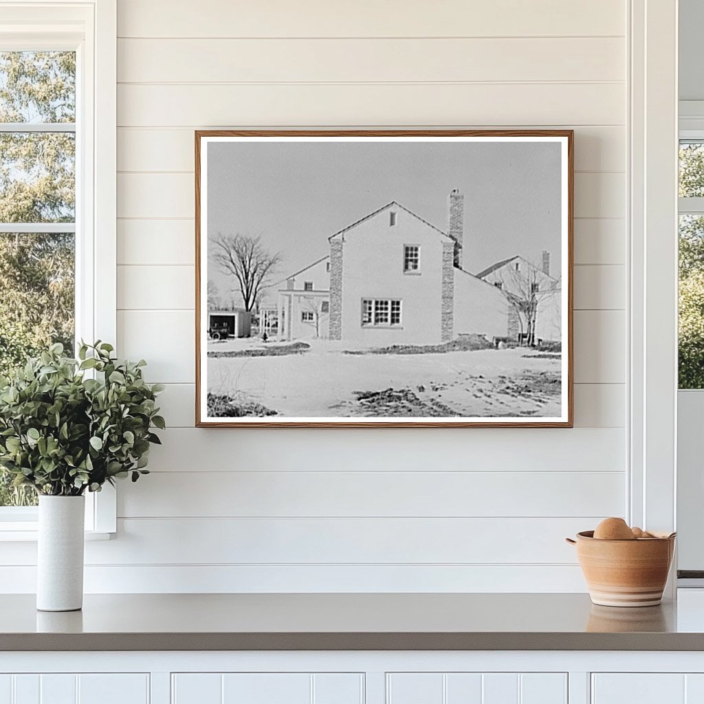 Greendale Wisconsin Dwelling Under Construction March 1937