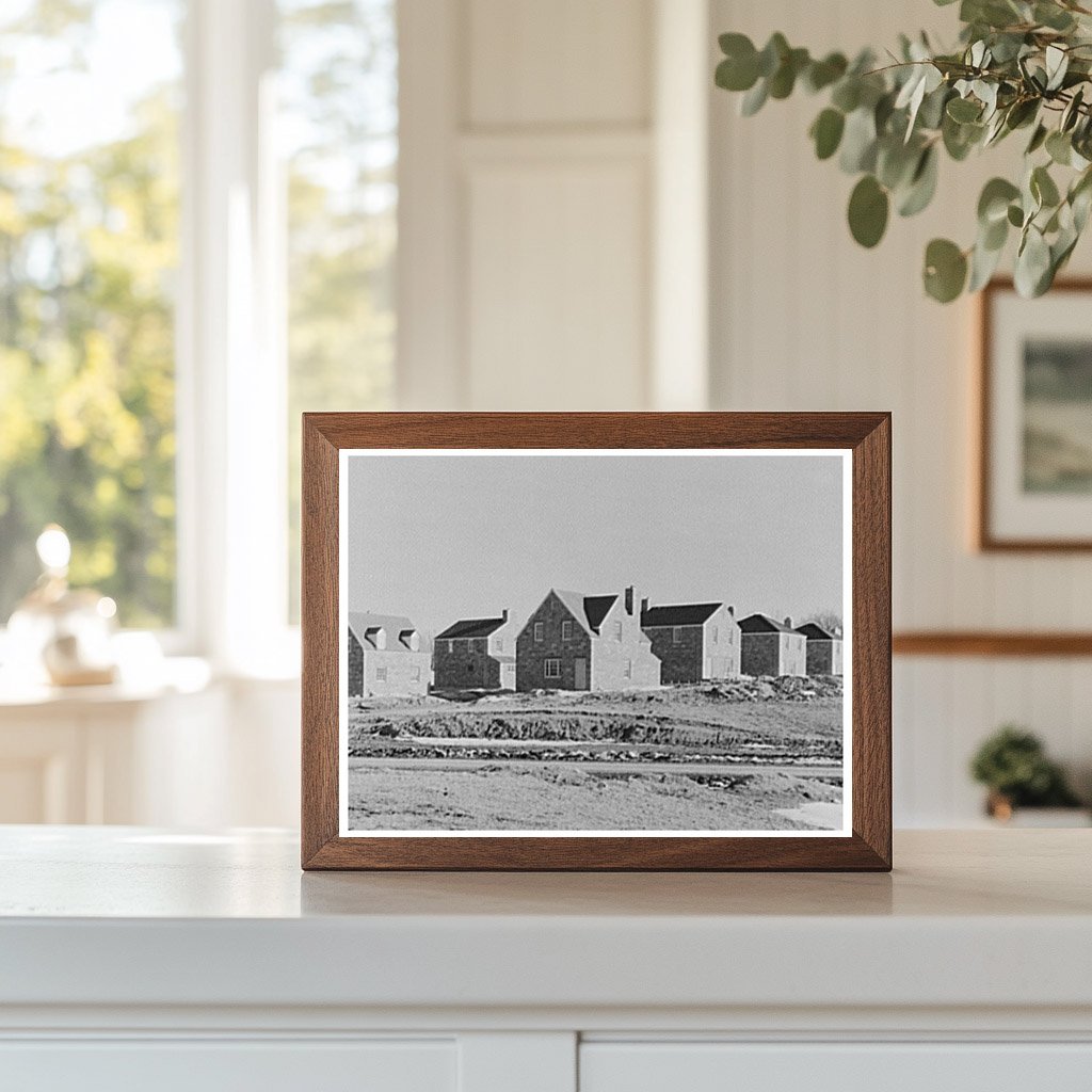 Houses Under Construction in Greendale Wisconsin 1937