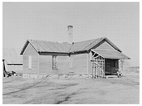 Tip Estes Home in Benton County Indiana March 1937