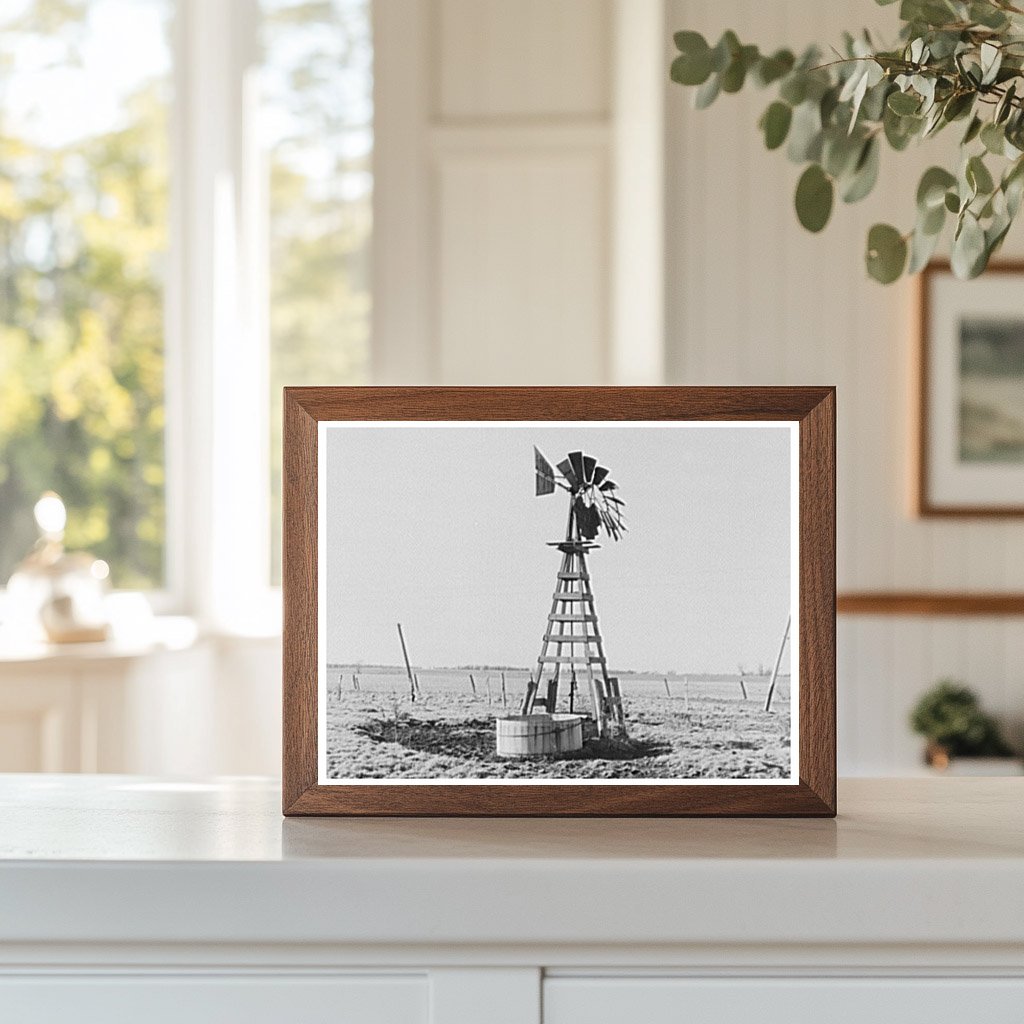 McHenry County Windmill Farm Image March 1937