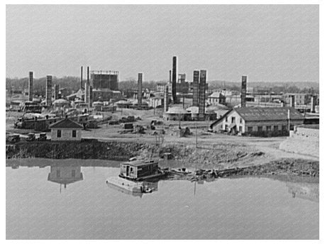 Idle Tile Factory Ottawa Illinois March 1937