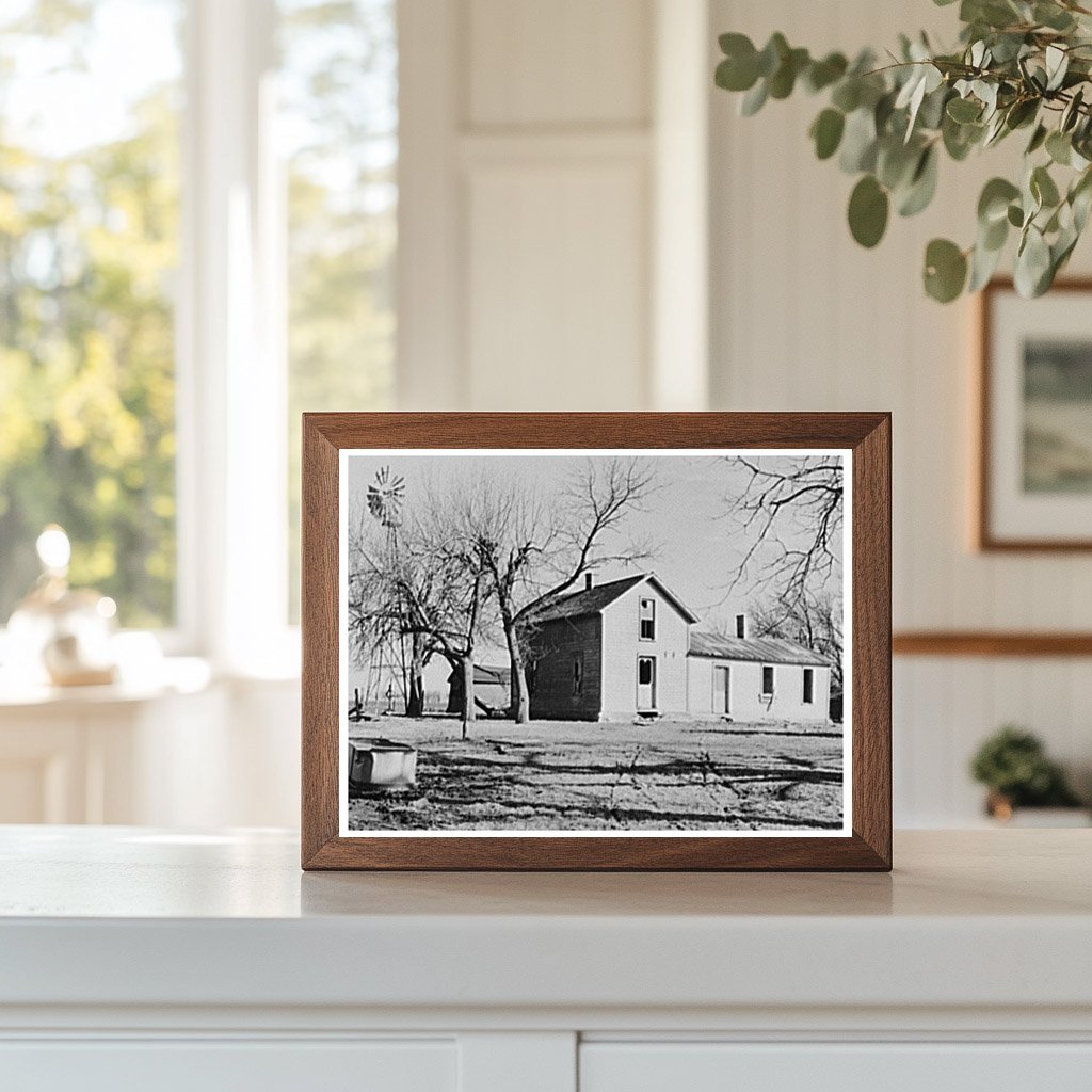 Vintage Farmhouse in Benton County Indiana March 1937