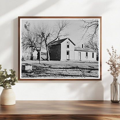 Vintage Farmhouse in Benton County Indiana March 1937