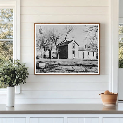 Vintage Farmhouse in Benton County Indiana March 1937