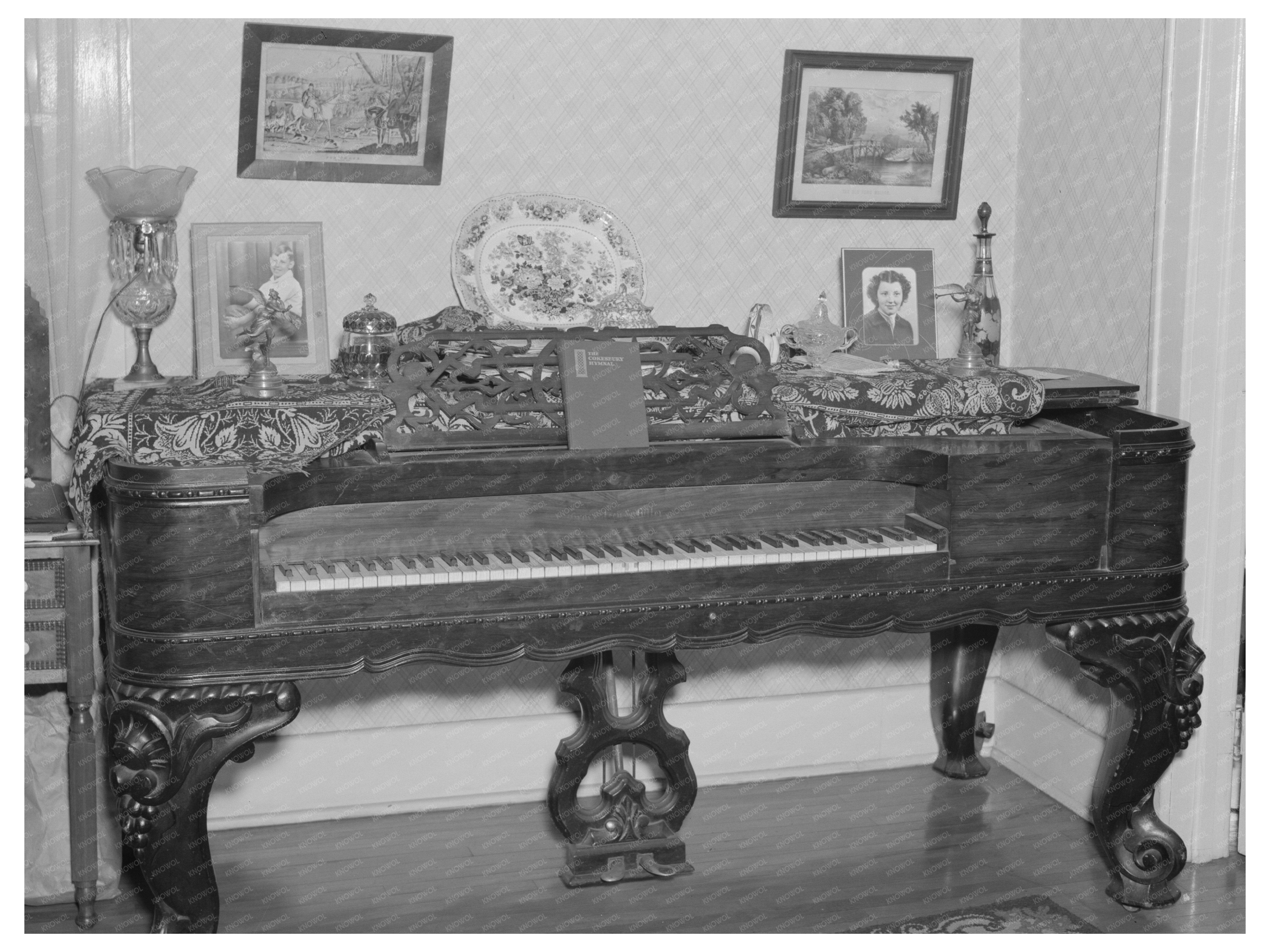 Vintage Square Piano in Eldorado Illinois 1937