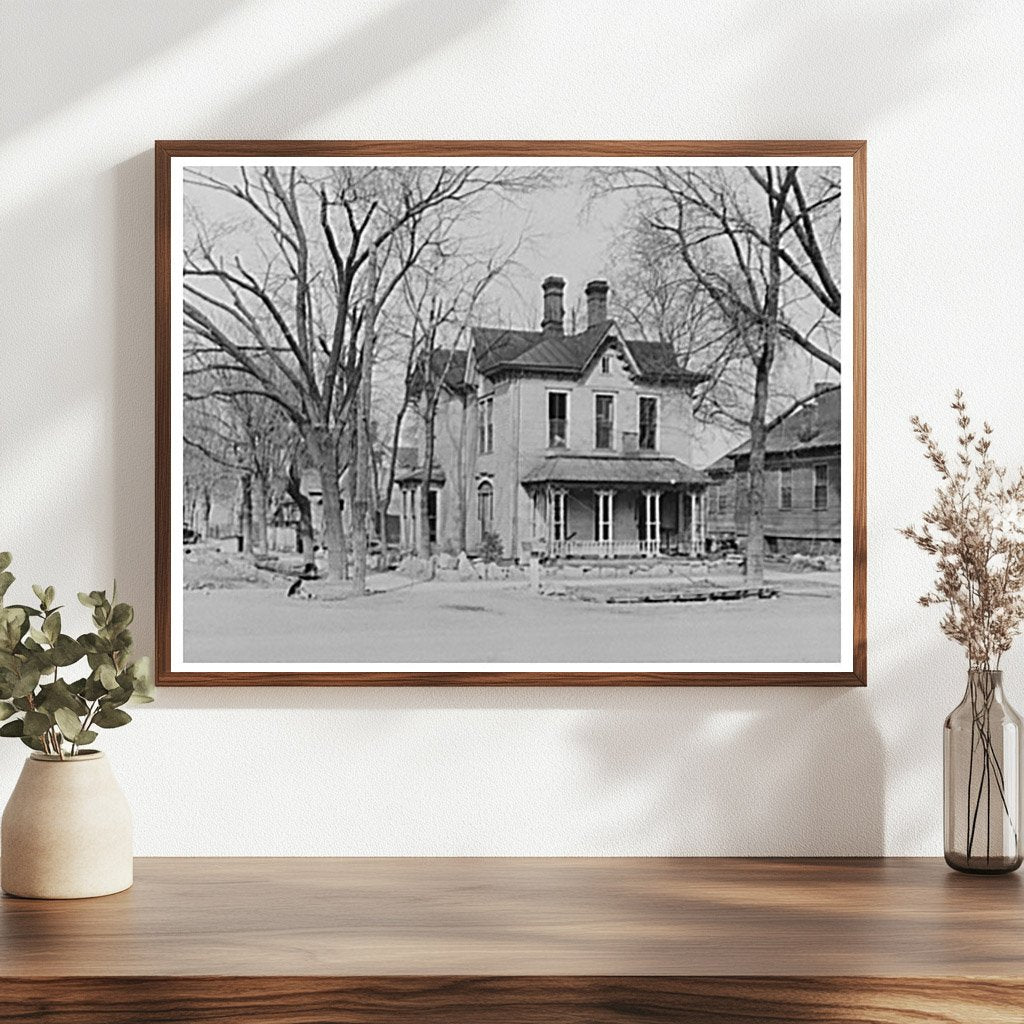 Vintage House in Shawneetown Illinois April 1937