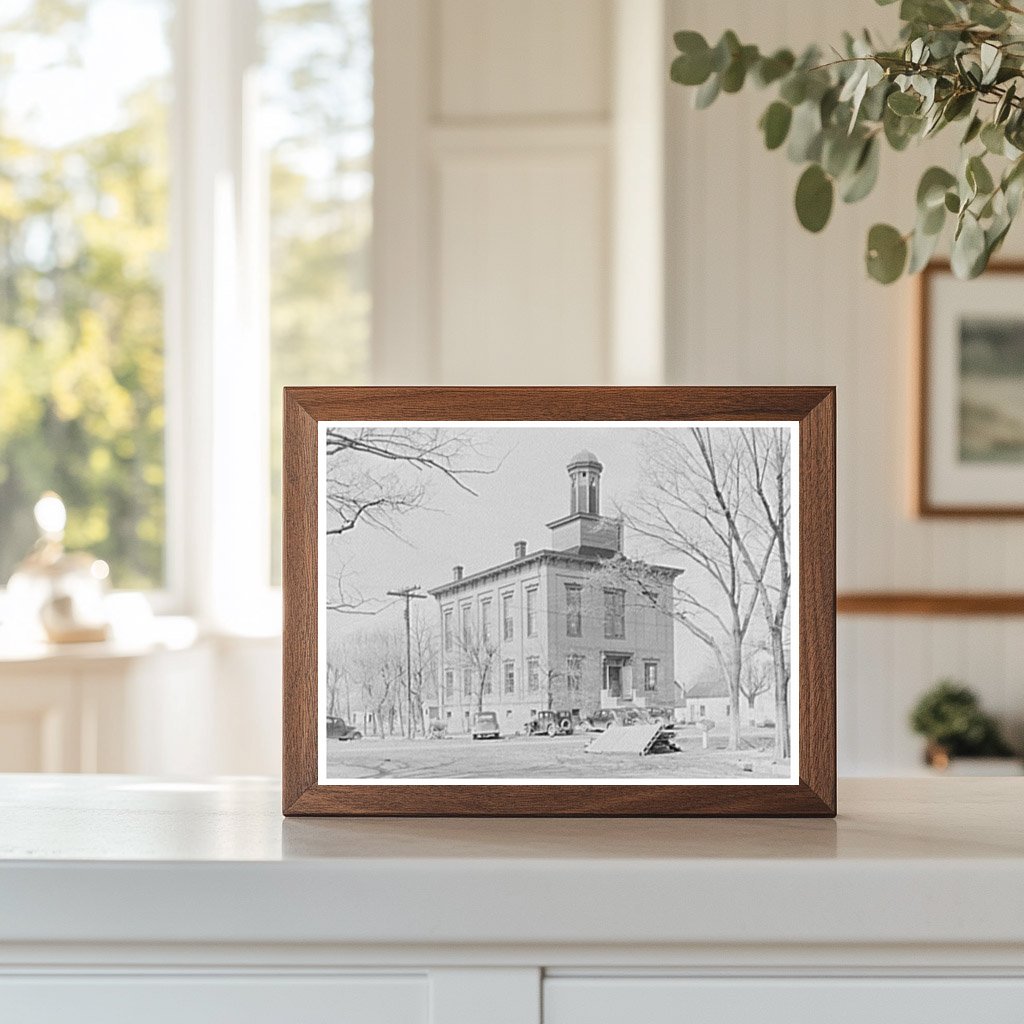 Shawneetown Illinois Courthouse April 1937 Photo