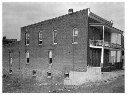 Rawlings Tavern Shawneetown Illinois April 1937 Vintage Photo