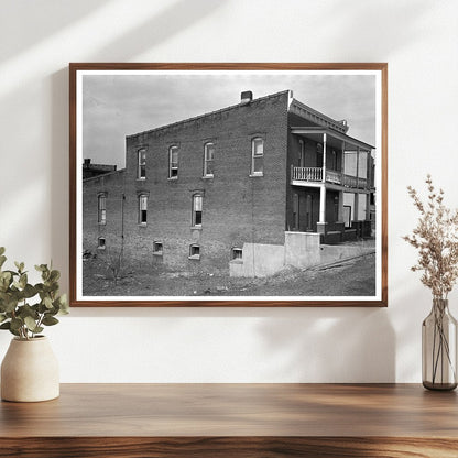 Rawlings Tavern Shawneetown Illinois April 1937 Vintage Photo