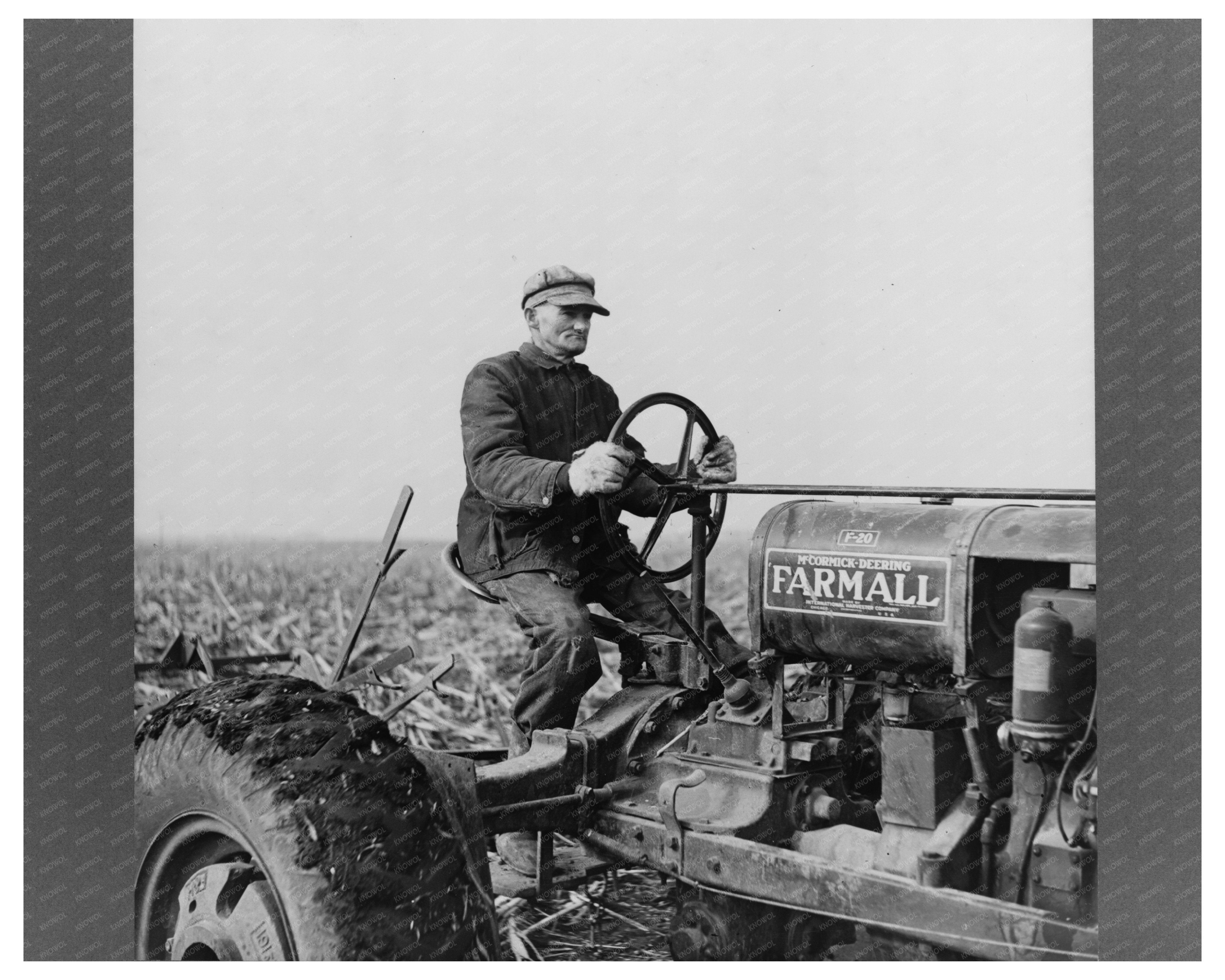 Tip Estes Tractor Operation Fowler Indiana 1937