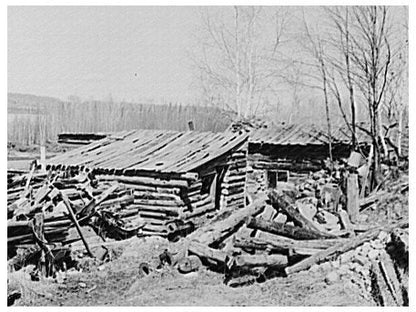 Buckboard Charlies House in Gogebic County 1937