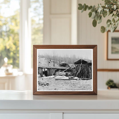 Barns on Buckboard Charlies Land Iron River Michigan 1937