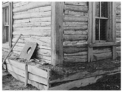 Log Cabin Construction Details Nelma Wisconsin 1937