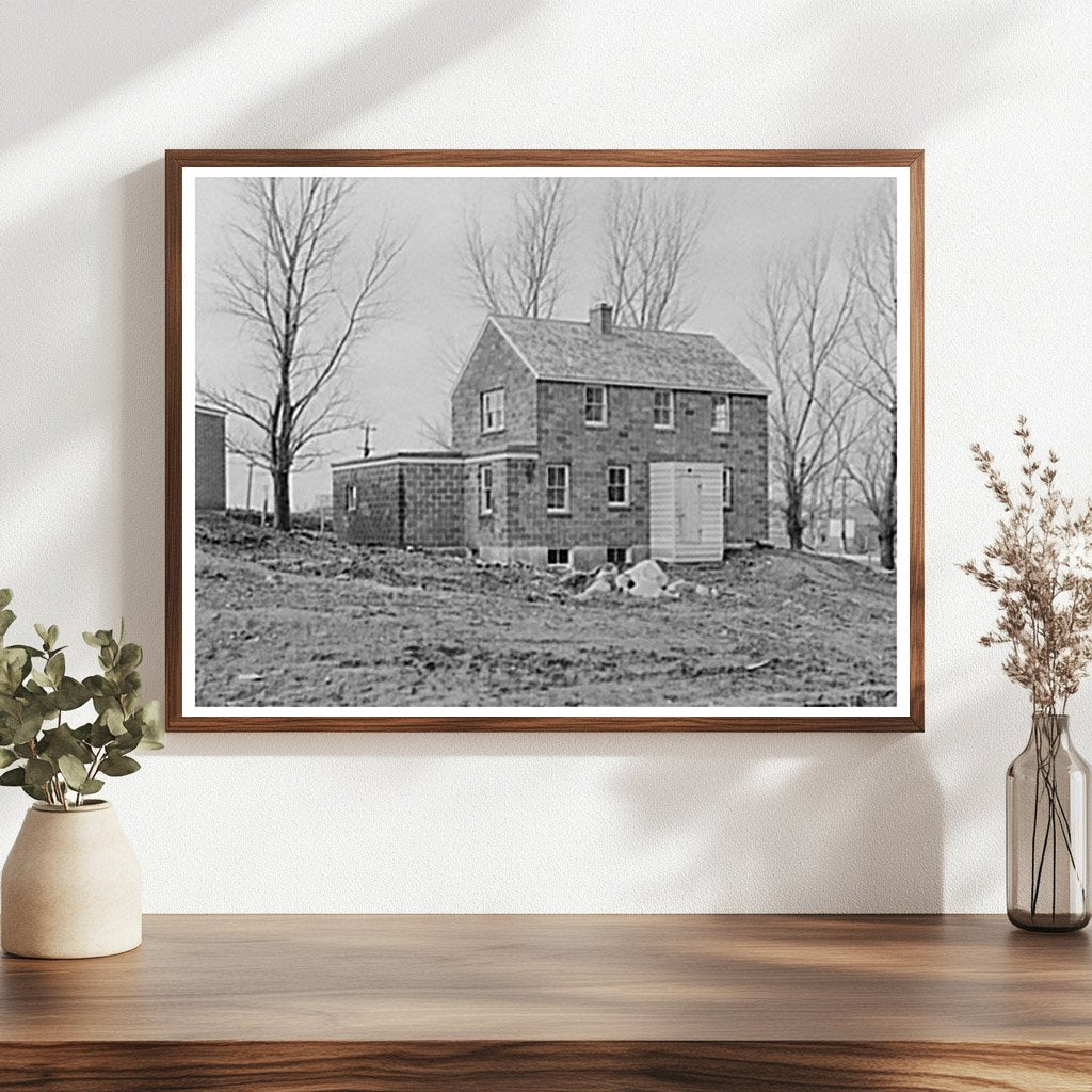 Type A House Under Construction Gogebic County 1937