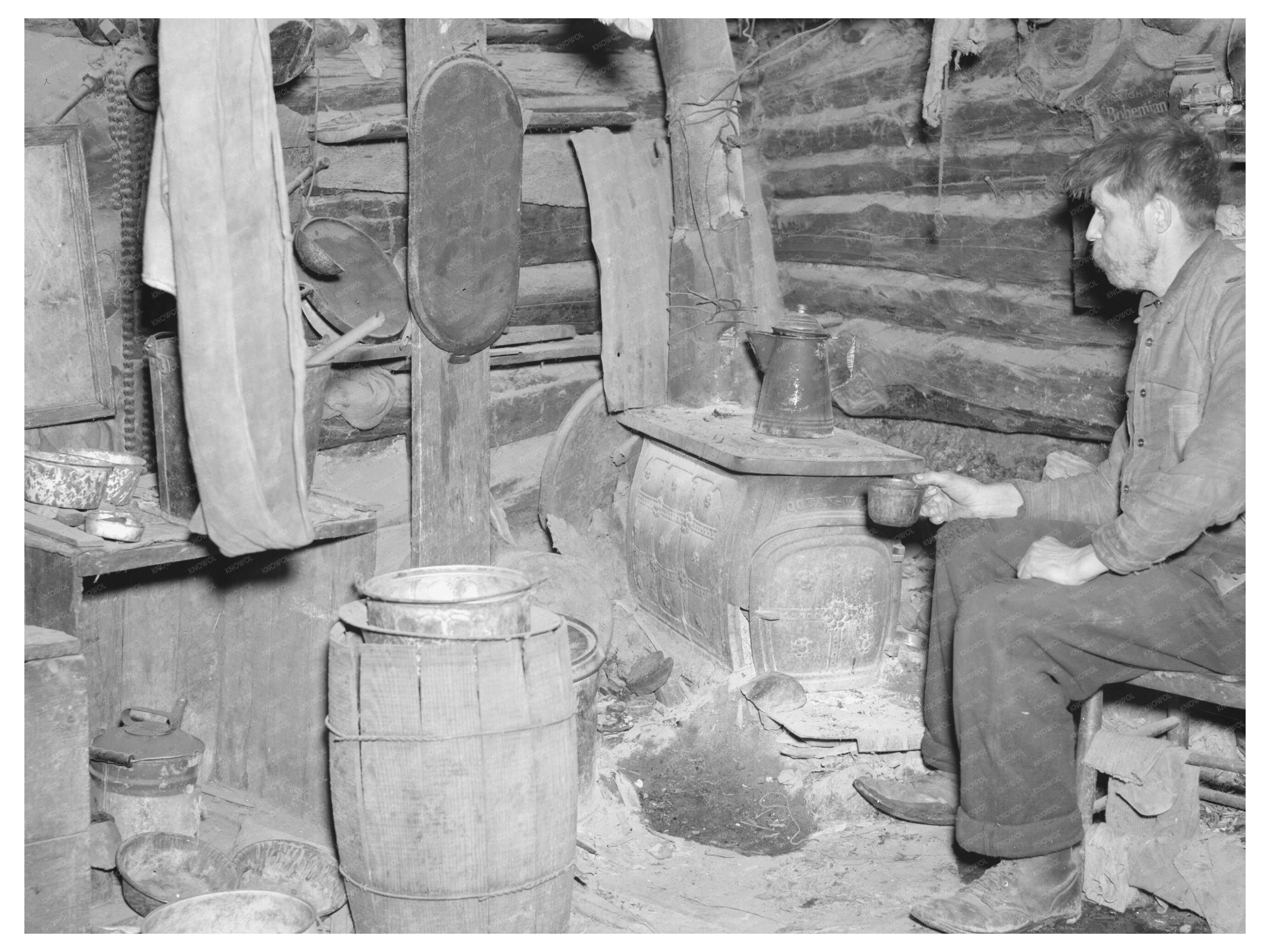 Buckboard Charlie in Iron River Michigan 1937