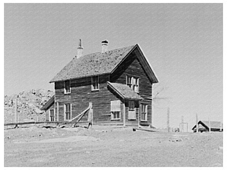 Abandoned House in Mansfield Michigan April 1937