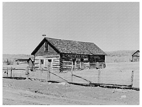 Abandoned Temperance Hall Mansfield Michigan 1937