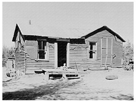 Govanea Family Home Gibbs City Michigan April 1937