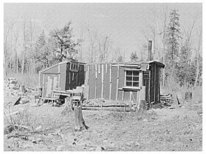 Shack of Lon Allens Parents Iron River Michigan 1937