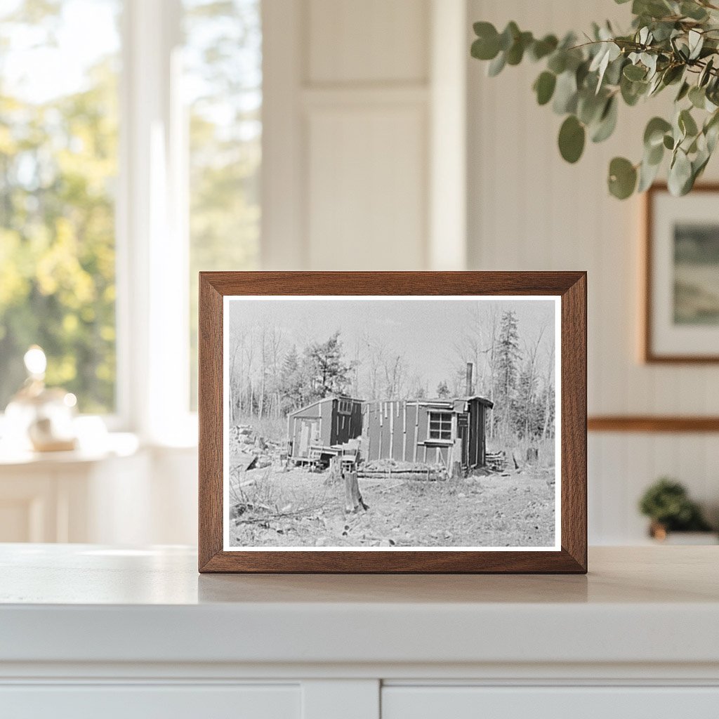 Shack of Lon Allens Parents Iron River Michigan 1937