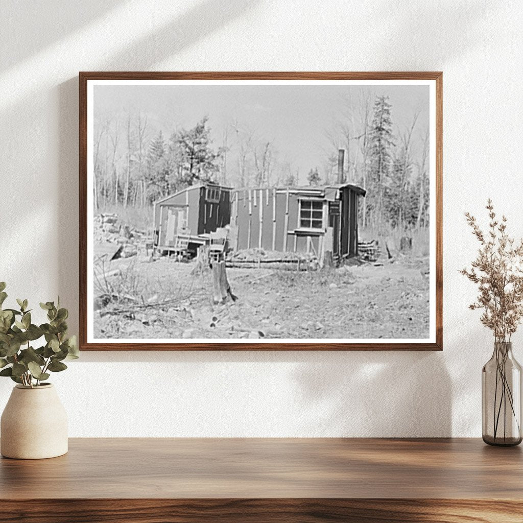 Shack of Lon Allens Parents Iron River Michigan 1937