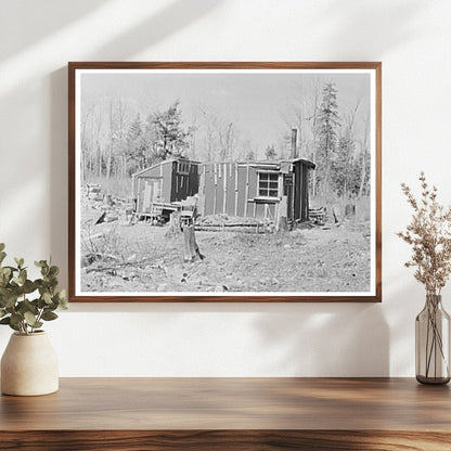 Shack of Lon Allens Parents Iron River Michigan 1937