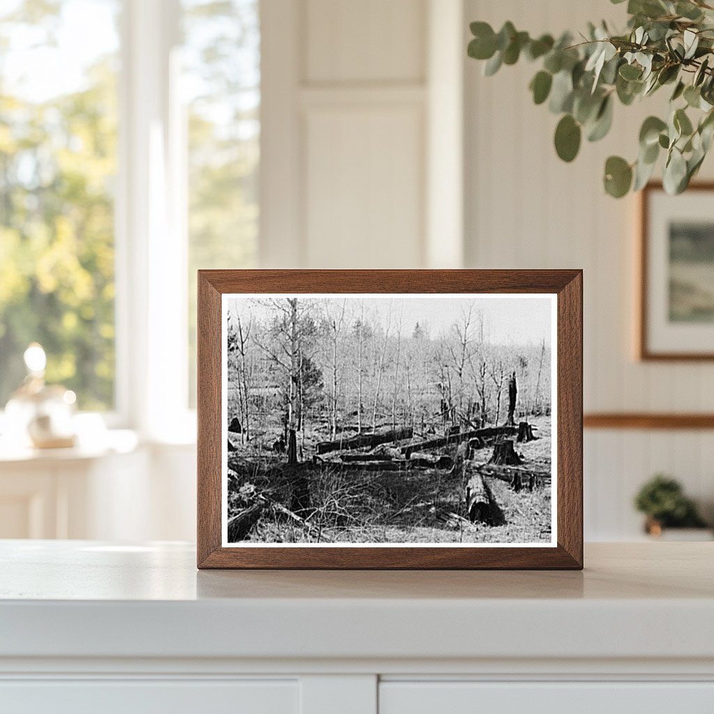 Wisconsin Logging Waste in May 1937