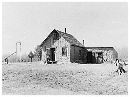 Max Sparks Family Home Long Lake Wisconsin May 1937