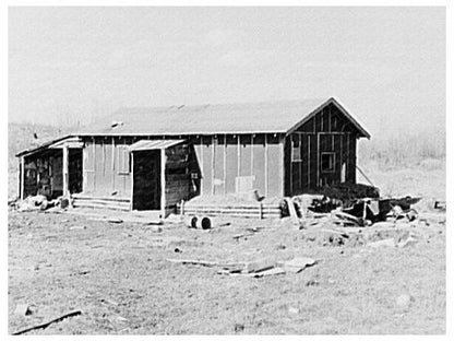 Tarpaper Shack in Tipler Wisconsin 1937 Housing Conditions