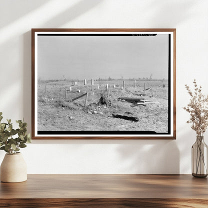 Country Graveyard in Tipler Wisconsin May 1937