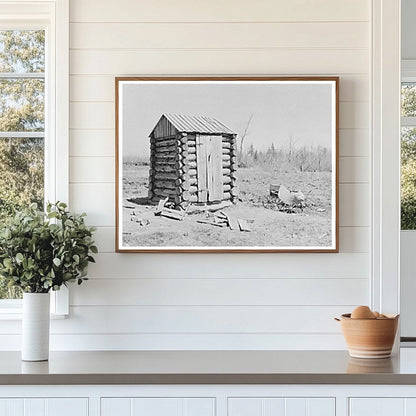 Vintage Outhouse and Baby Buggy at Bodray Farm 1937