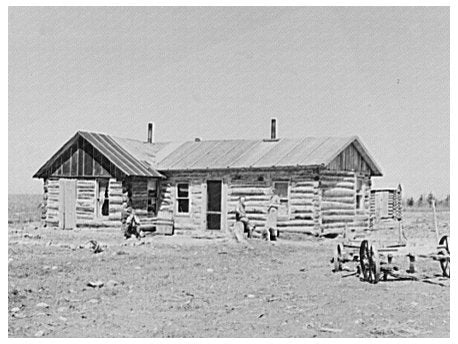 Bodray Family Home in Tipler Wisconsin May 1937