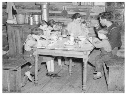 Vintage Dinner Setting in Wisconsin 1937