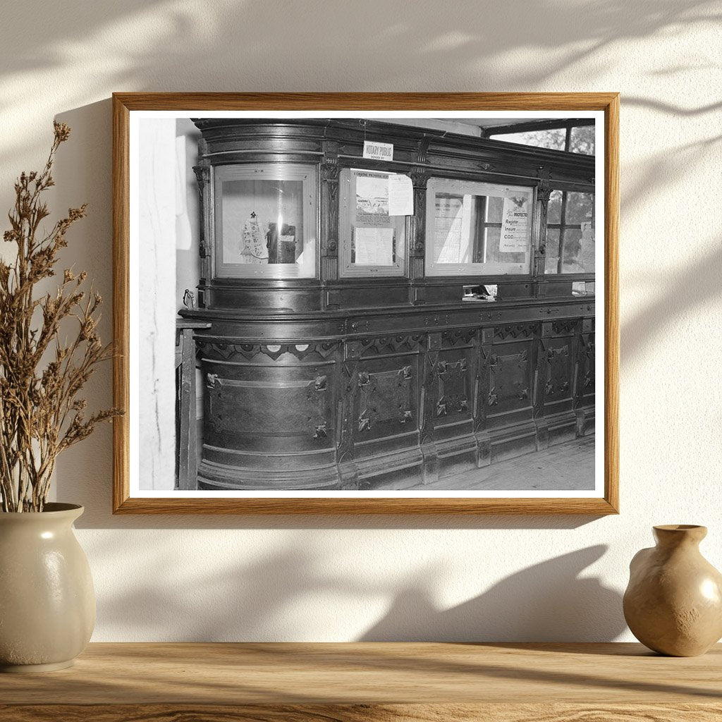 Gibbs City General Store Post Office Interior May 1937