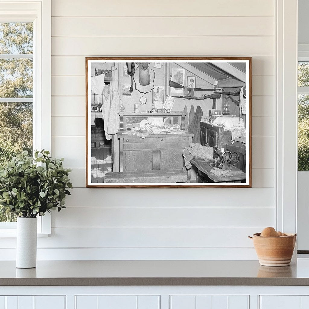 William Shanard Home Interior Iron County Michigan 1937