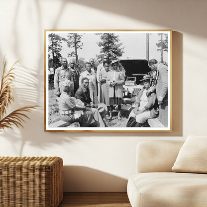 Dr. Lees Traveling Clinic at Sabine Farms 1941