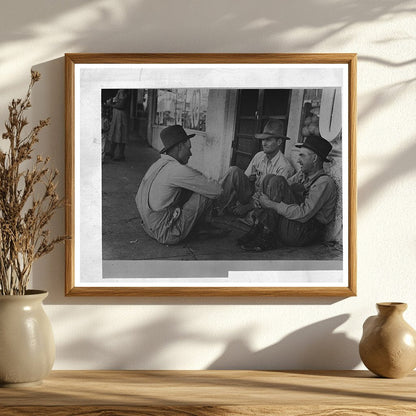 Farmers in Spur Texas May 1939 Vintage Rural Scene