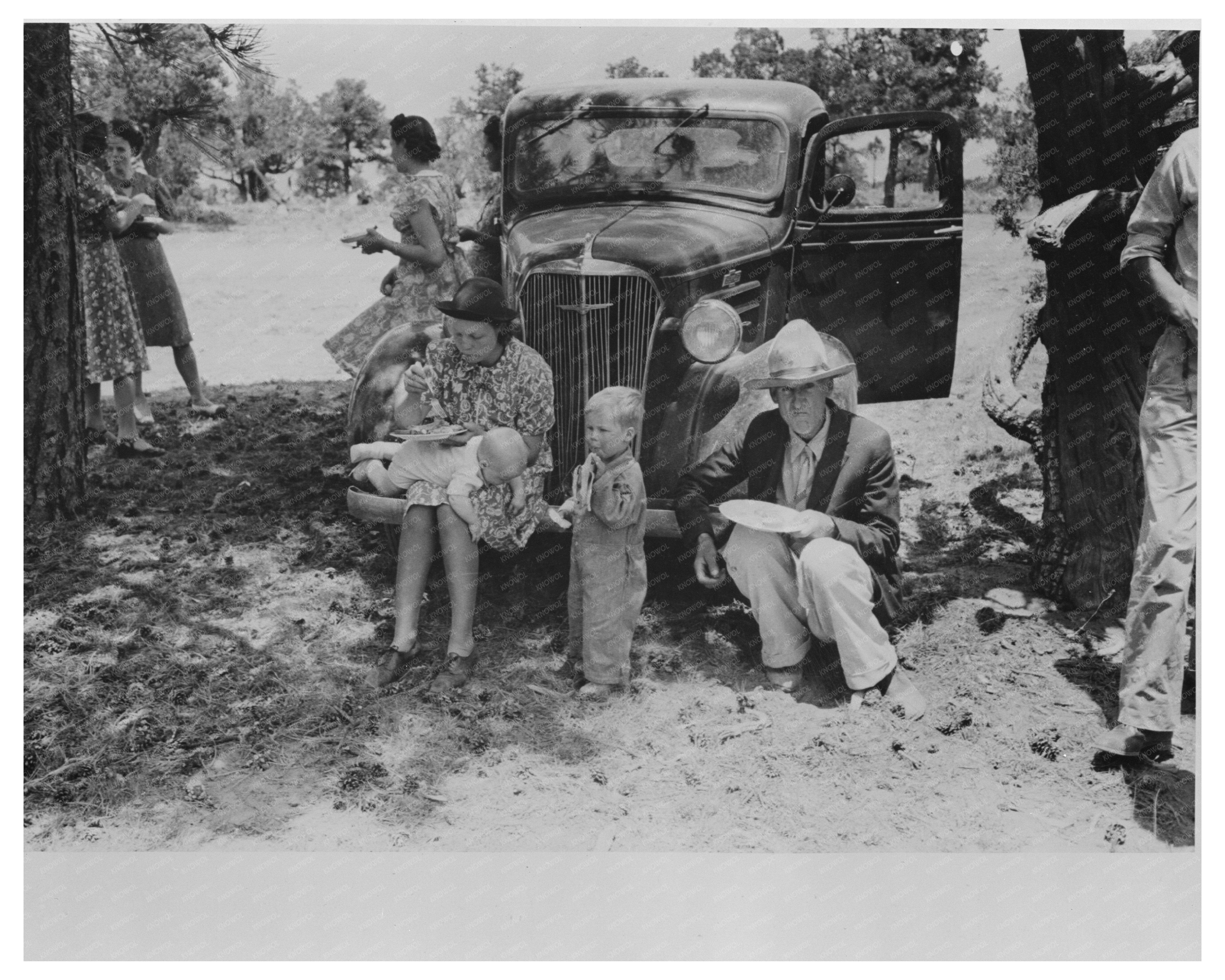 Community Dining in Pie Town New Mexico June 1940